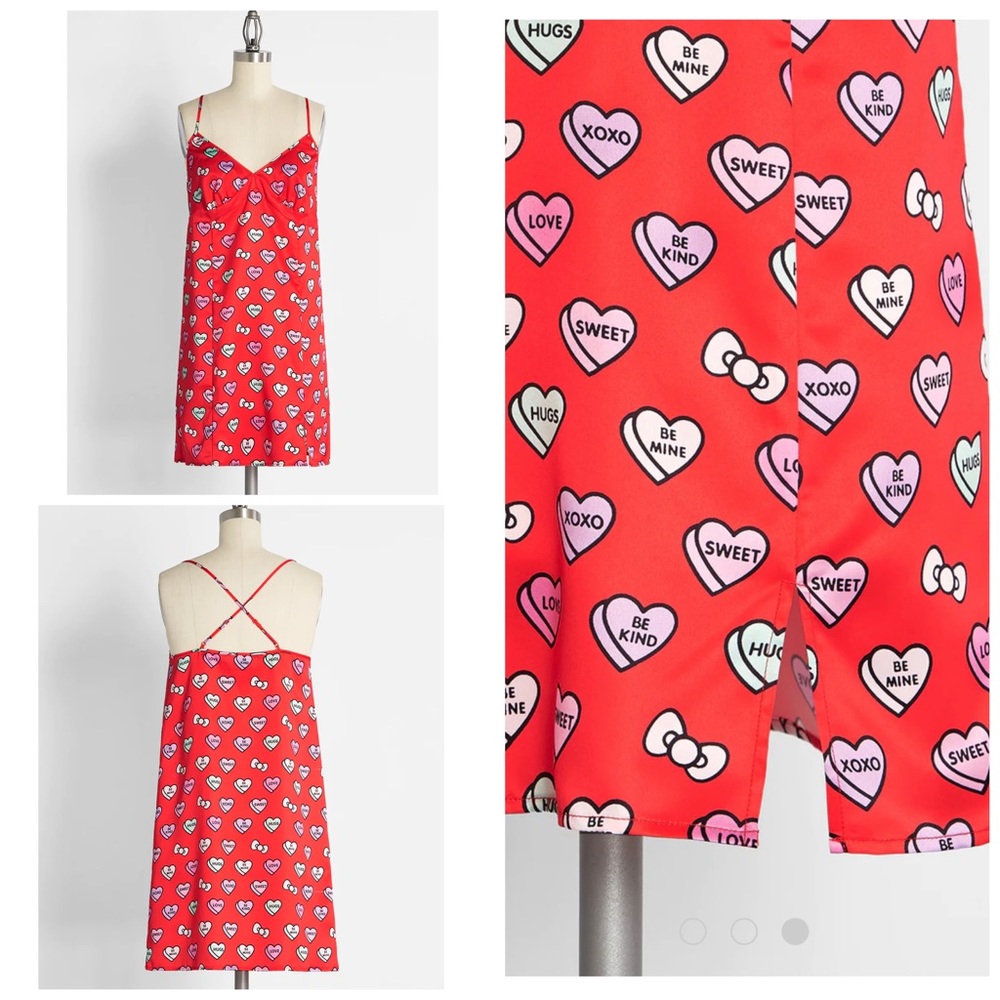 ModCloth Hello Kitty Be Mine Nightgown Sz 1X